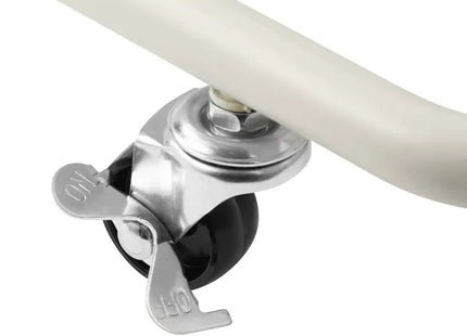 Cesto de ropa "Linea" con ruedas, 48 L, color beige - 214570
