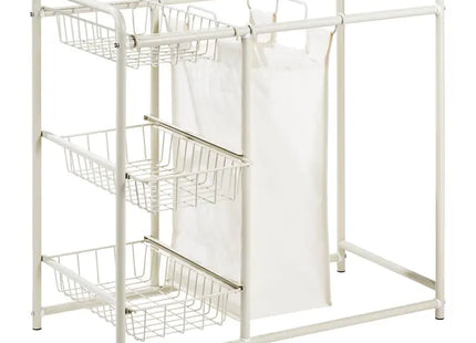 Cesto de ropa "Linea" de 45 litros con 2 compartimentos - 214573