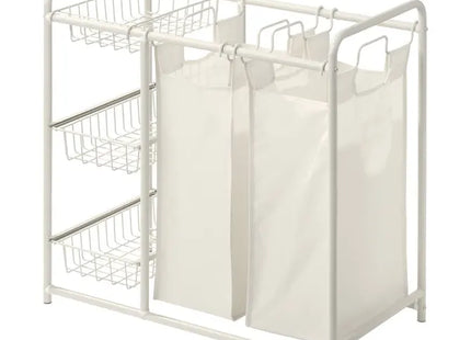 Cesto de ropa "Linea" de 45 litros con 2 compartimentos - 214573