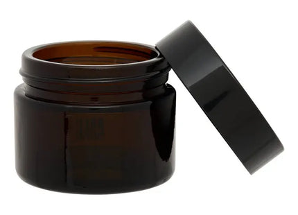 Pote de crema de vidrio marrón de 50 ml - 214752