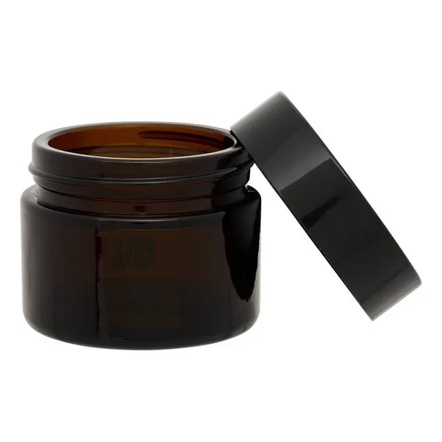 Pote de crema de vidrio marrón de 50 ml - 214752
