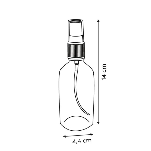 Dispensador de spray de 100ml, color marrón - 214754