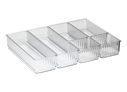 Juego de 6 organizadores transparentes - 214771