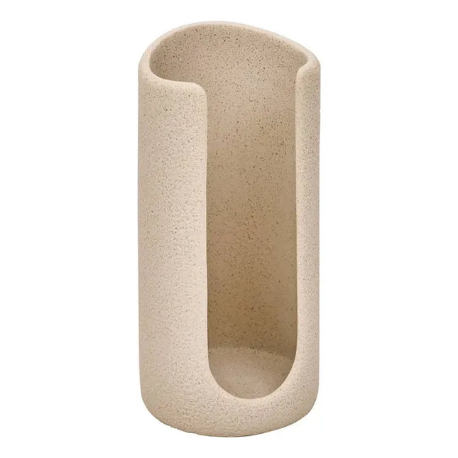 Dispensador de algodón "Oleya" color beige - 214774