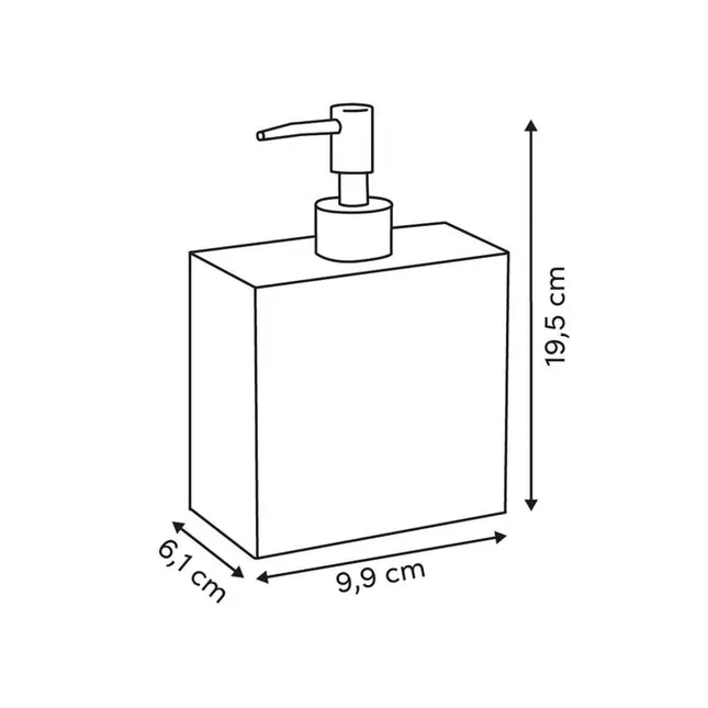Distribuidor de jabón "Pure Soap" de vidrio de 550 ml - 214779