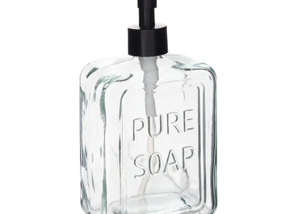 Distribuidor de jabón "Pure Soap" de vidrio de 550 ml - 214779