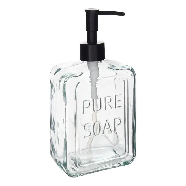 Distribuidor de jabón "Pure Soap" de vidrio de 550 ml - 214779