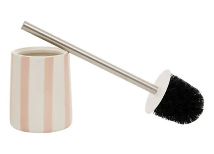 Cepillo de baño "Strio" con rayas rosas - 214786A
