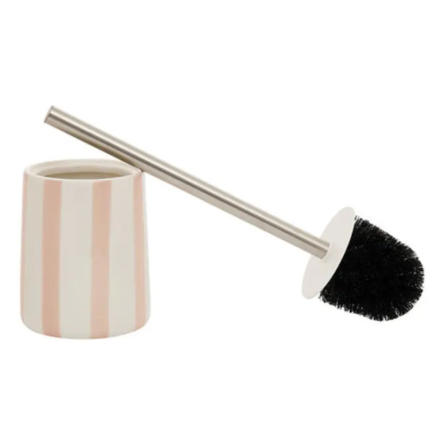 Cepillo de baño "Strio" con rayas rosas - 214786A