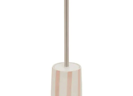 Cepillo de baño "Strio" con rayas rosas - 214786A