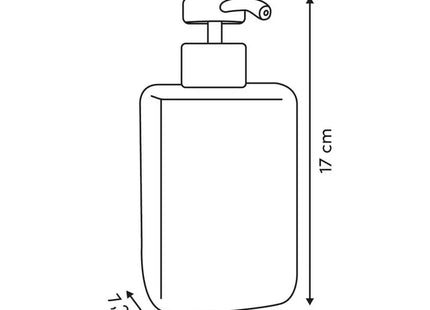 Distribuidor de jabón "Cloudy" blanco opaco de 370 ml - 214791
