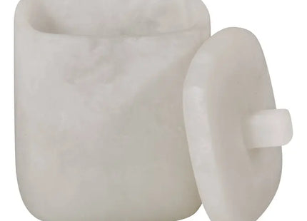 Pote "Cloudy" de algodón con diseño de nubes, 9 x 13 cm blanca opaca - 214796