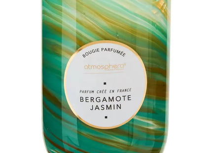 Vela perfumada "Wavy" ondulada de bergamota y jazmín 275gr  -  214807C