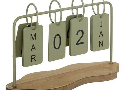 Calendario decorativo "Fred" 25x10x16cm - 214872