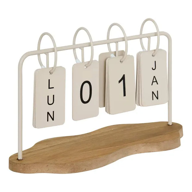 Calendario decorativo "Fred" 25x10x16cm - 214872