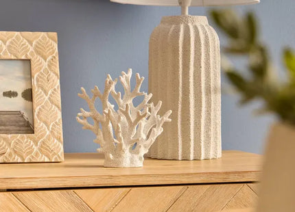 Objeto decorativo de coral "Ocea" 17x17cm - 214877