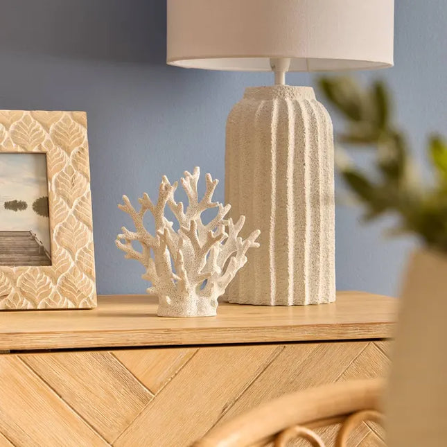 Objeto decorativo de coral "Ocea" 17x17cm - 214877