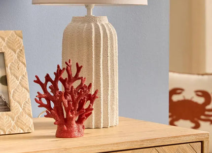 Objeto decorativo de coral "Ocea" 17x17cm - 214877