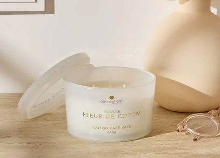 Vela perfumada "Glowy" flor de algodón 440gr - 214889B
