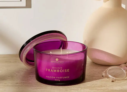 Vela perfumada "Glowy" frambuesa 440gr - 214889E