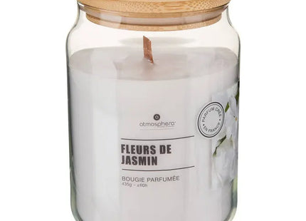 Vela perfumada "Viky" con aroma a flor de jazmín, 435gr  -  214891B