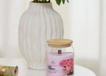 Vela perfumada "Viky" con aroma a rosa eterna, 435gr  -  214891D