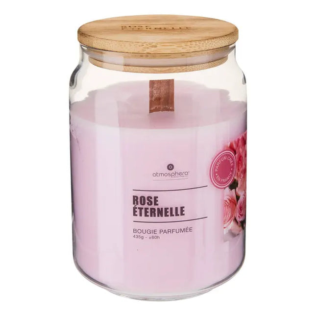 Vela perfumada "Viky" con aroma a rosa eterna, 435gr  -  214891D