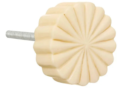 Juego de 2 pomos para muebles "Clea" color crema - 214923