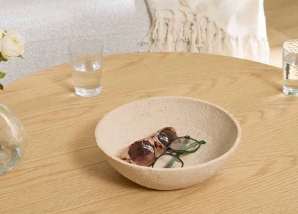 Cuenco beige "Anaya" D24,5cm - 215228