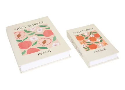 Caja "Fruity" con forma de libro MM - 215259A