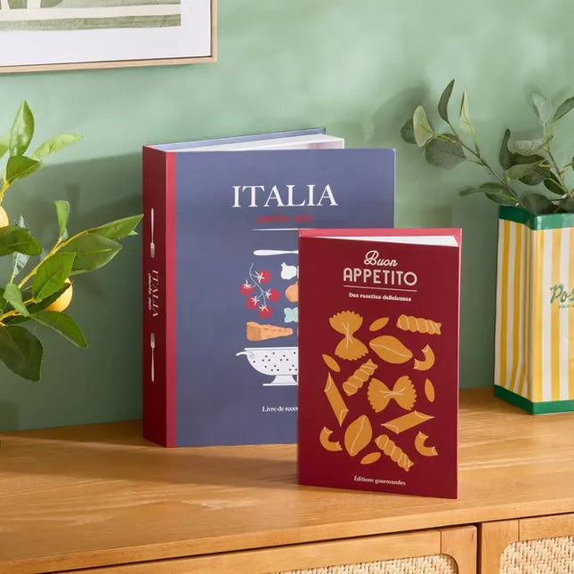 Caja "Della" con forma de libro MM - 215259B