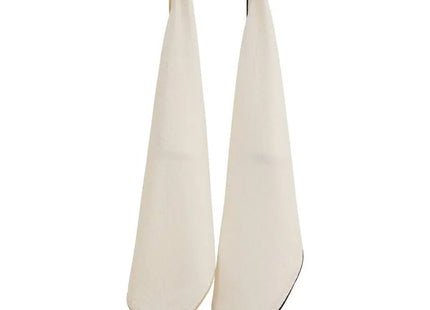 Juego de 2 paños de cocina con textura de gofre, 70x45 cm, algodón blanco - 215373C