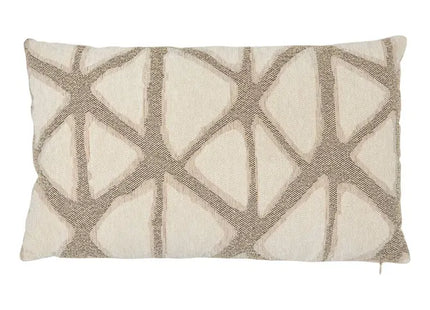 Almohada "Dune" 30x50cm jacquard beige - 215427A