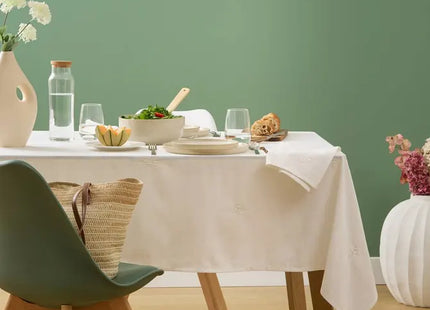 Mantel "Joy" de 150x250cm blanco - 215430A