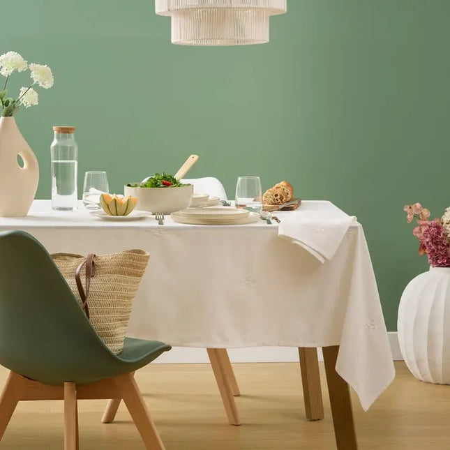 Mantel "Joy" de 150x250cm blanco - 215430A