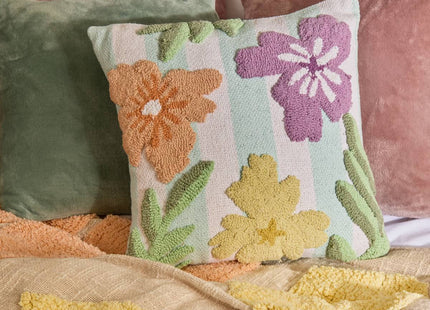 Almohada "Flores silvestres" Azul, 45x45 cm - 215455A