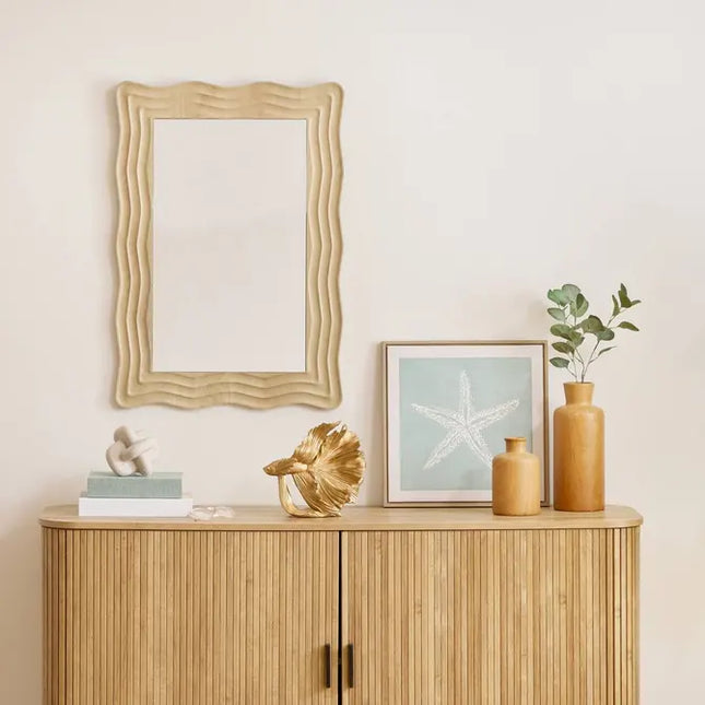 Espejo "Charlie" 55x79cm beige -  215521