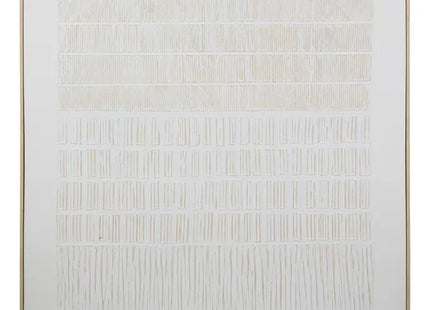 Cuadro 3D "Morens" 100x100cm blanco - 215553