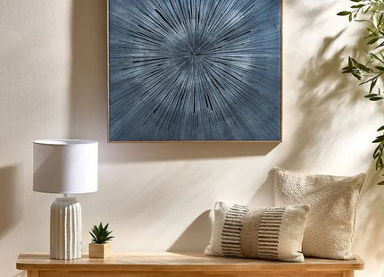 Cuadro "Stan" de 78x78 cm, azul - 215556
