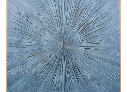 Cuadro "Stan" de 78x78 cm, azul - 215556