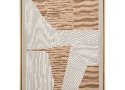 Cuadro estampado "Baka" de 30x40 cm, color marrón, 3 modelos - 215592A