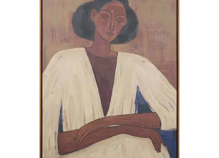 Cuadro "Aicha" lienzo pintado de 70x100 cm - 215597