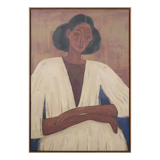 Cuadro "Aicha" lienzo pintado de 70x100 cm - 215597