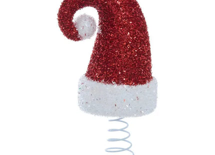 Adorno para la punta del árbol de Navidad con forma de sombrero, 30 cm de altura - 215664