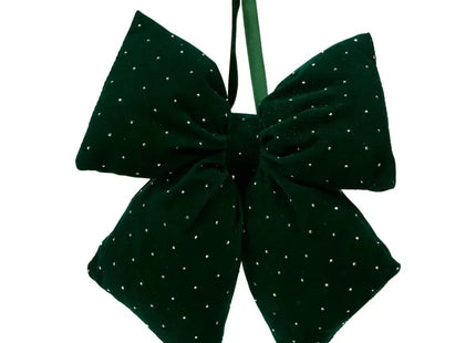 Lazo de abeto acolchado verde de 24 x 20 cm - 215681