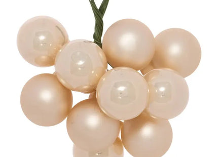 Bola de Navidad de cristal, grupo dorado de 10 bolas, 2 cm de diámetro - 215739