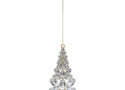 Adorno navideño de metal 12 cm de altura - 215905
