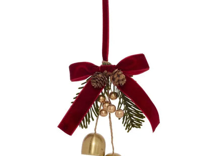 Adorno navideño para árbol de Navidad con acabado en pan de oro de 15 cm - 215919