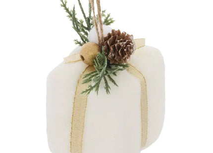 Adorno para árbol de Navidad, regalo, peluche y baya de 6 cm - 216125