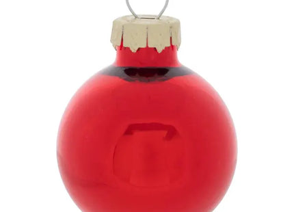 Juego de 15 adornos navideños de cristal ojo, dorado y verde, 3cm de diámetro - 216301